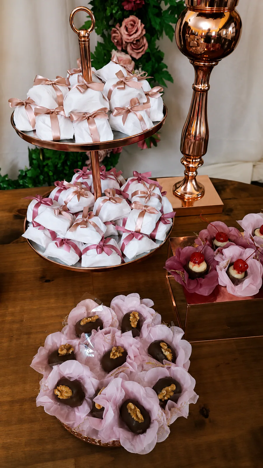 Doces preparados para festa de 15 anos